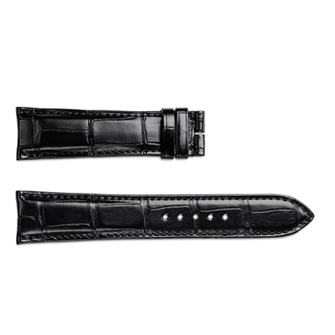 Jaeger-LeCoultre Alligator Leather Black 20/16mm-Jaeger - LeCoultre Alligator Leather Black 20/16mm - QC21A76Z