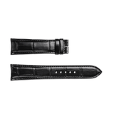 Jaeger-LeCoultre Alligator Leather Black Strap 22.5/20mm-Jaeger - LeCoultre Alligator Leather Black Strap 22.5/20mm - QC15A72H