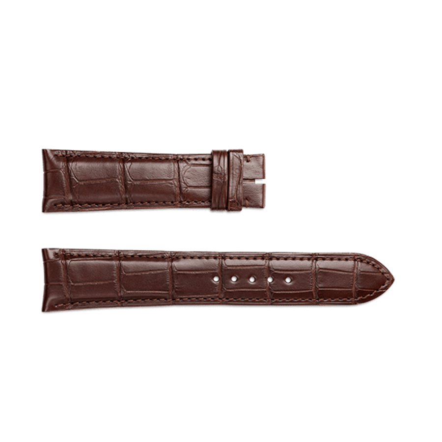 Jaeger - LeCoultre Alligator Leather Brown Strap 19/16mm - QC21986Z