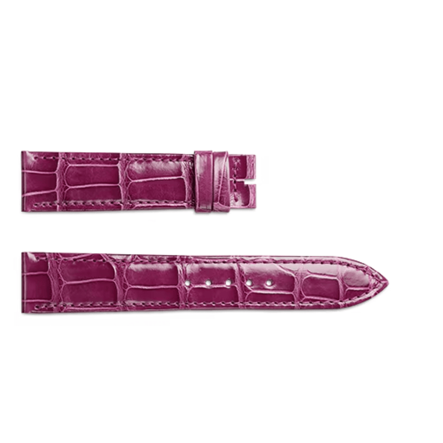 Jaeger - LeCoultre Alligator Leather Strap Purple Glossy 15/14mm - QC1342XZ