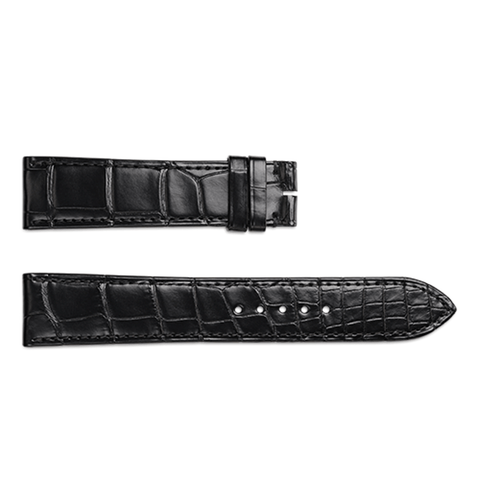 Jaeger-LeCoultre Black Alligator Strap 22/20mm-Jaeger - LeCoultre Black Alligator Strap 22/20mm - QC21C72C