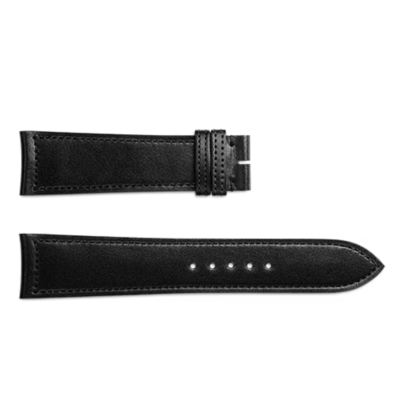 Jaeger-LeCoultre Calfskin Black 17/16mm-Jaeger - LeCoultre Calfskin Black 17/16mm - QC057676