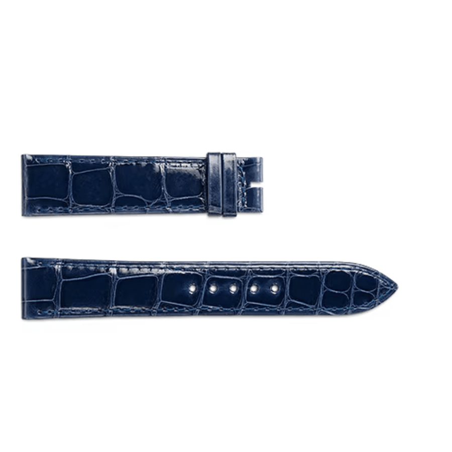 Jaeger - LeCoultre Glossy Blue Alligator Strap 15/14mm - QC13416Z