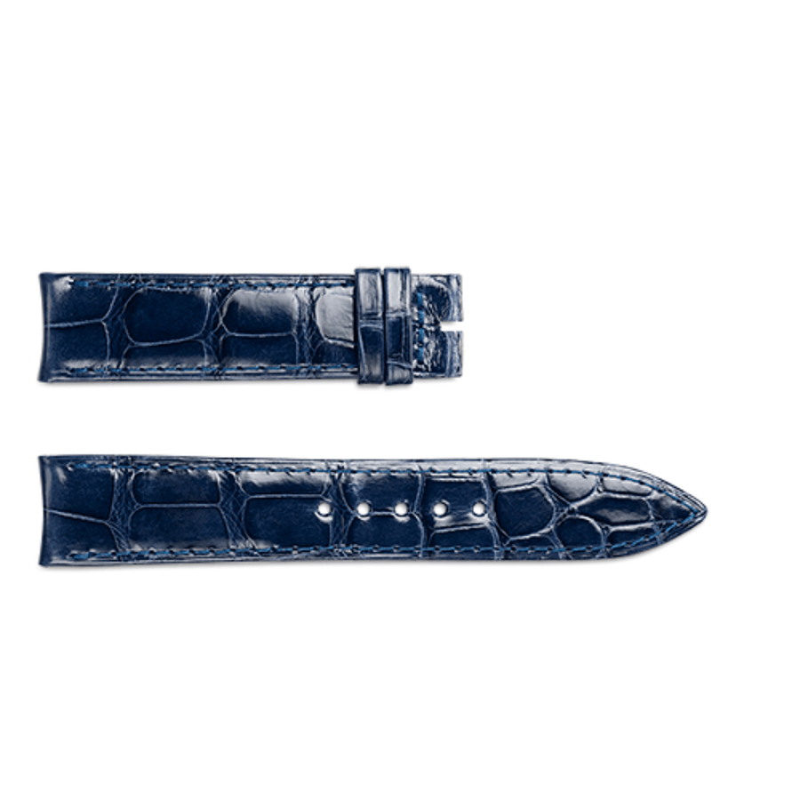 Jaeger - LeCoultre Glossy Blue Alligator Strap 17/16mm - QC13767C