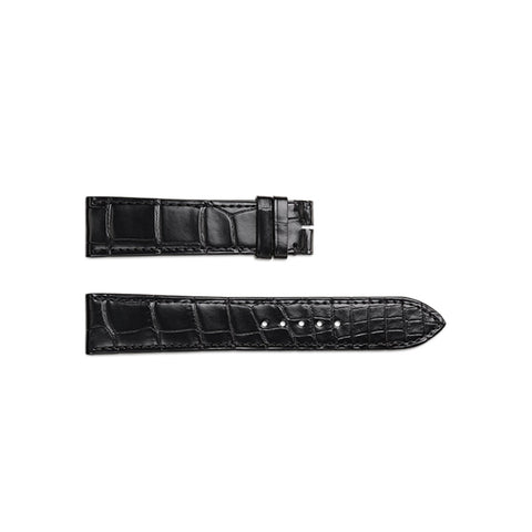 Jaeger-LeCoutlre Black Alligator Strap 22/20-Jaeger - LeCoutlre Black Alligator Strap 22/20 - QC21C72C