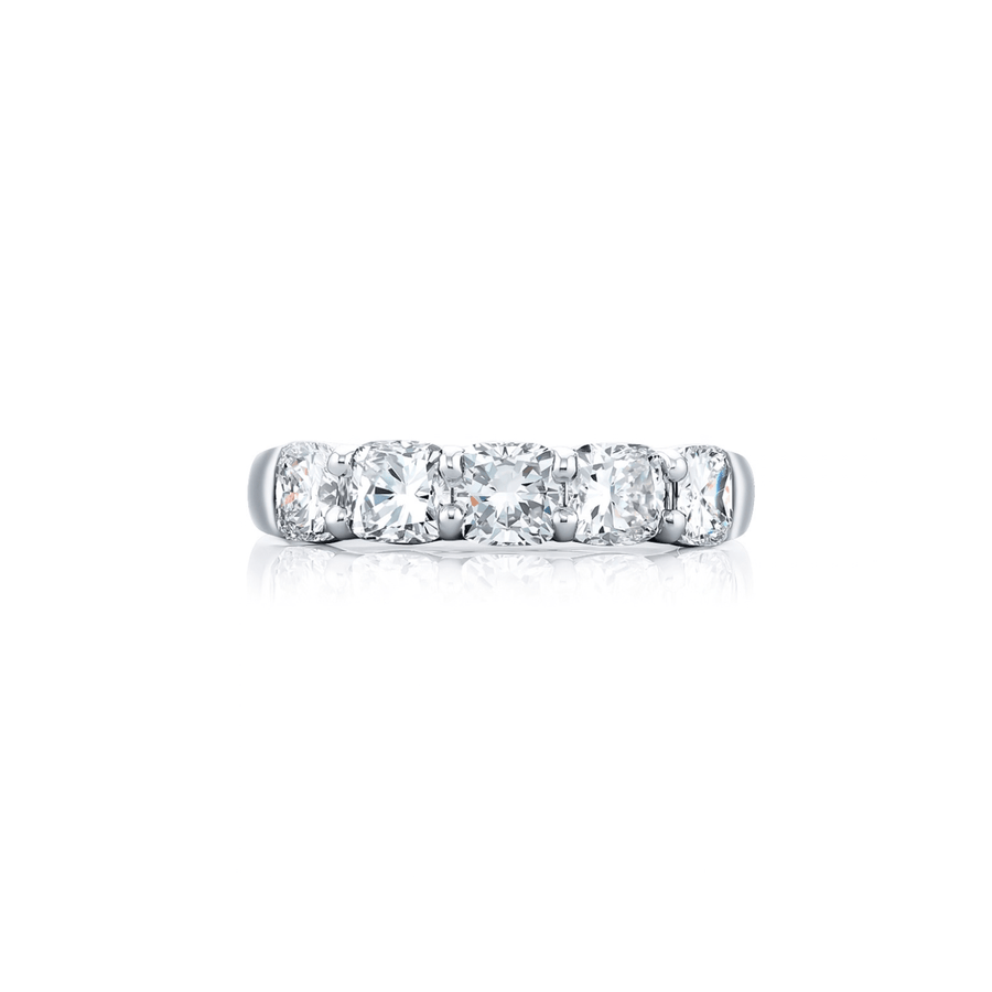 JB Star 5 Cushion Cut Diamond Band