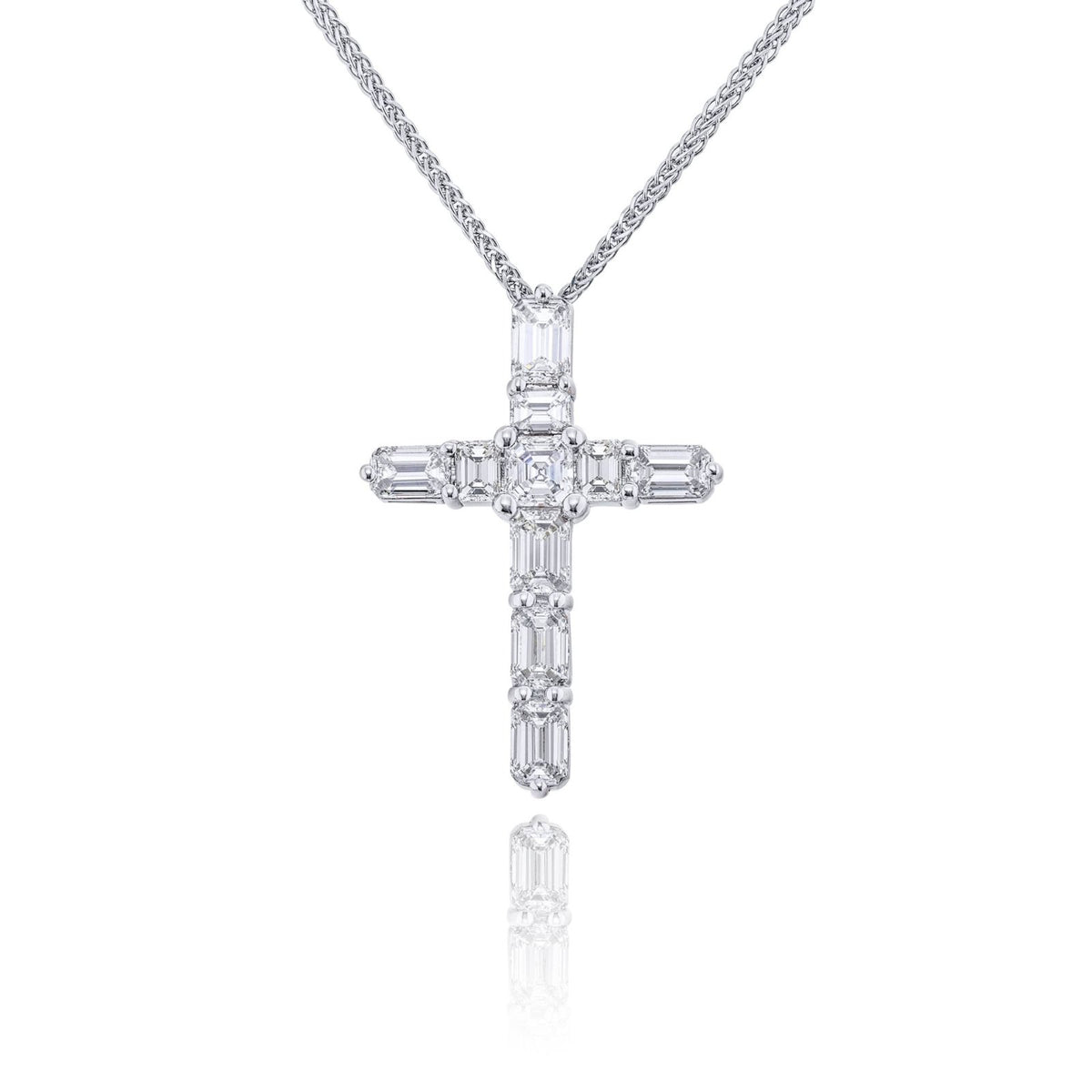 JB Star Diamond Cross Pendant - 7550/004