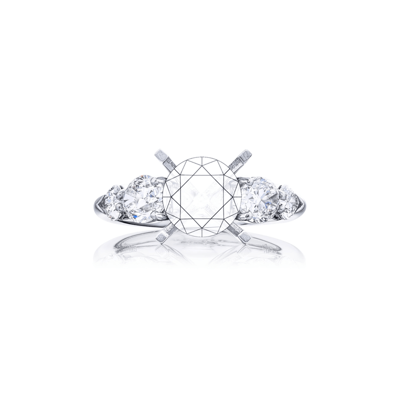 JB Star Diamond Mounting Ring-JB Star Diamond Mounting Ring 7657/001