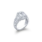 JB Star Emerald-cut Diamond Ring-JB Star Emerald-cut Diamond Ring 7341/015