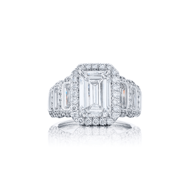 JB Star Emerald-cut Diamond Ring-JB Star Emerald-cut Diamond Ring 7341/015