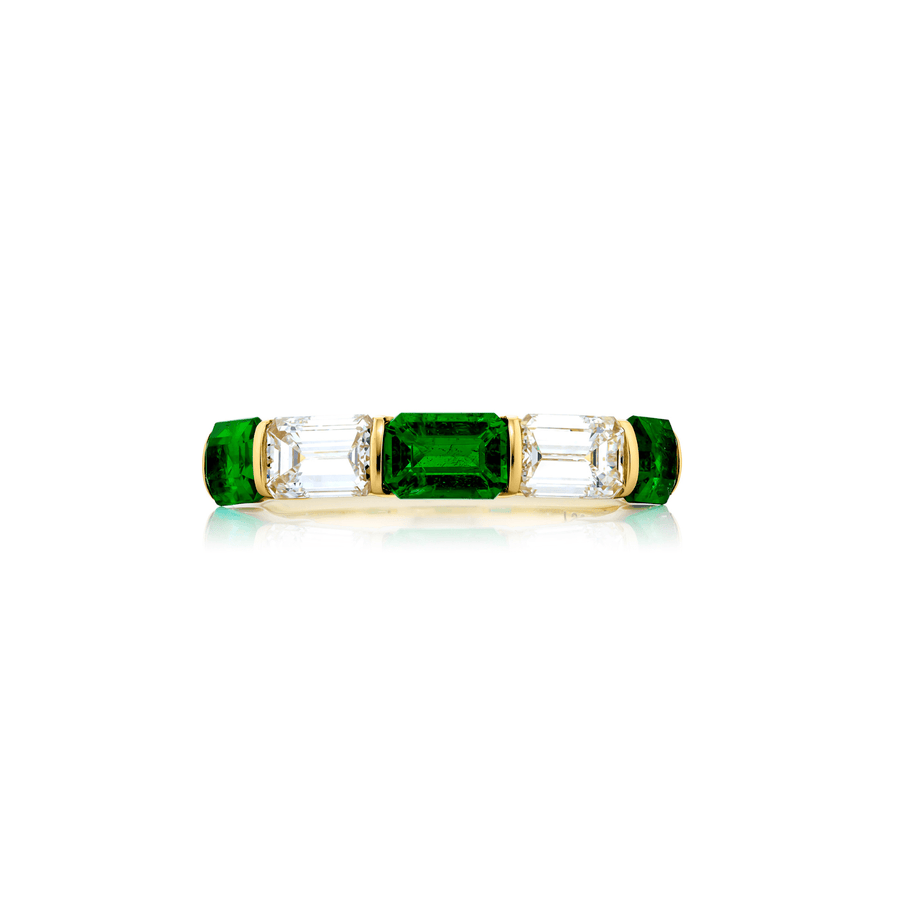 JB Star Emerald Diamond Band 7933/002