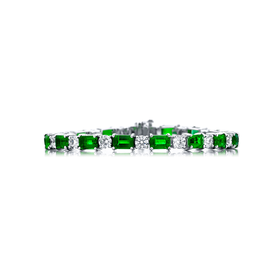 JB Star Emerald Diamond Bracelet - 0260/009