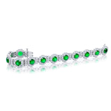 JB Star Emerald Diamond Bracelet-JB Star Emerald Diamond Bracelet - 2577/011