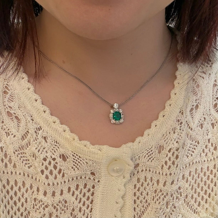 JB Star Emerald Diamond Necklace - 2438/020