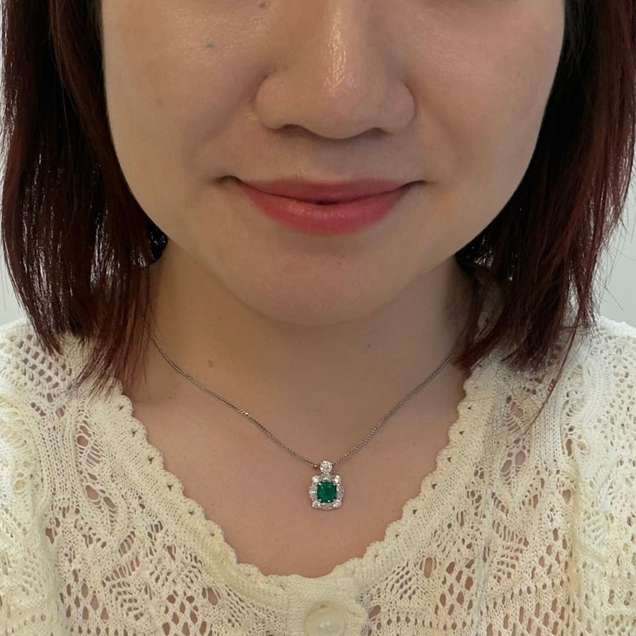 JB Star Emerald Diamond Necklace - 2438/020