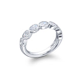 JB Star Platinum Diamond Bezel Ring-JB Star Platinum Diamond Bezel Ring - 7189/006