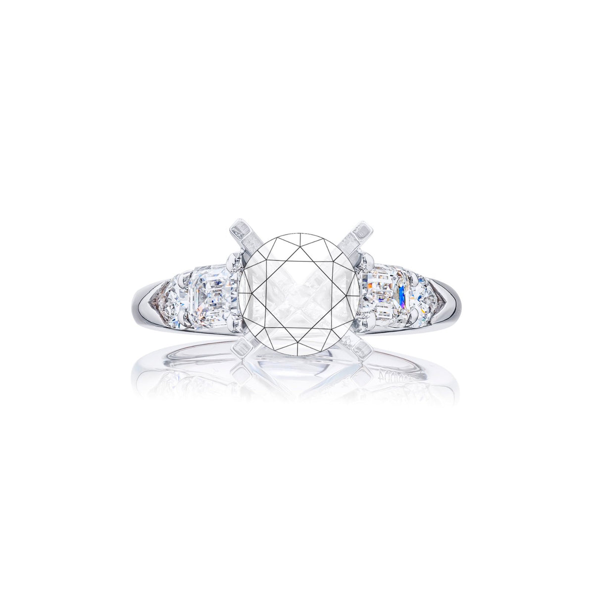 Jb Star Platinum Diamond Mounting - 5220-006
