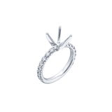 JB Star Platinum Diamond Mounting Ring-JB Star Platinum Diamond Mounting Ring 0949/146