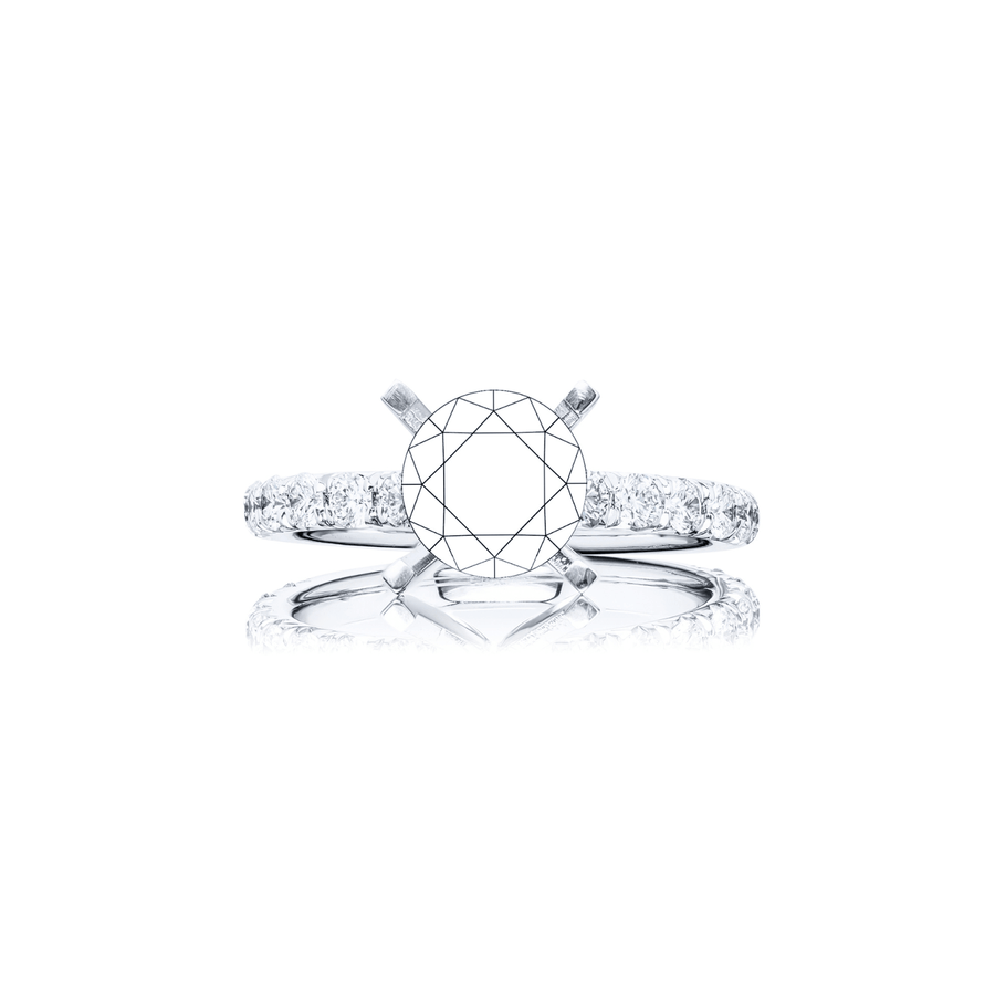 JB Star Platinum Diamond Mounting Ring 0949/146
