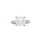 JB Star Platinum Diamond Mounting Ring Set-JB Star Platinum Diamond Mounting Ring Set - 7401/104 - 105