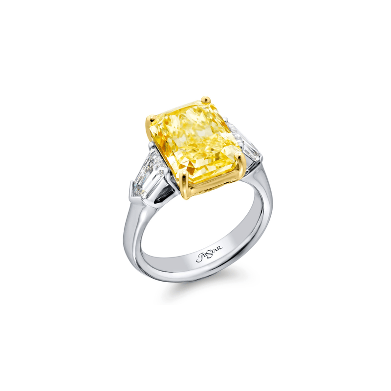 JB Star Platinum Yellow Gold Diamond Ring-JB Star Platinum Yellow Gold Diamond Ring - 1219/111