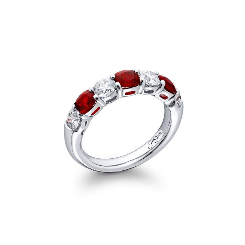 JB Star Ruby Diamond Ring-JB Star Ruby Diamond Ring - 7216/072