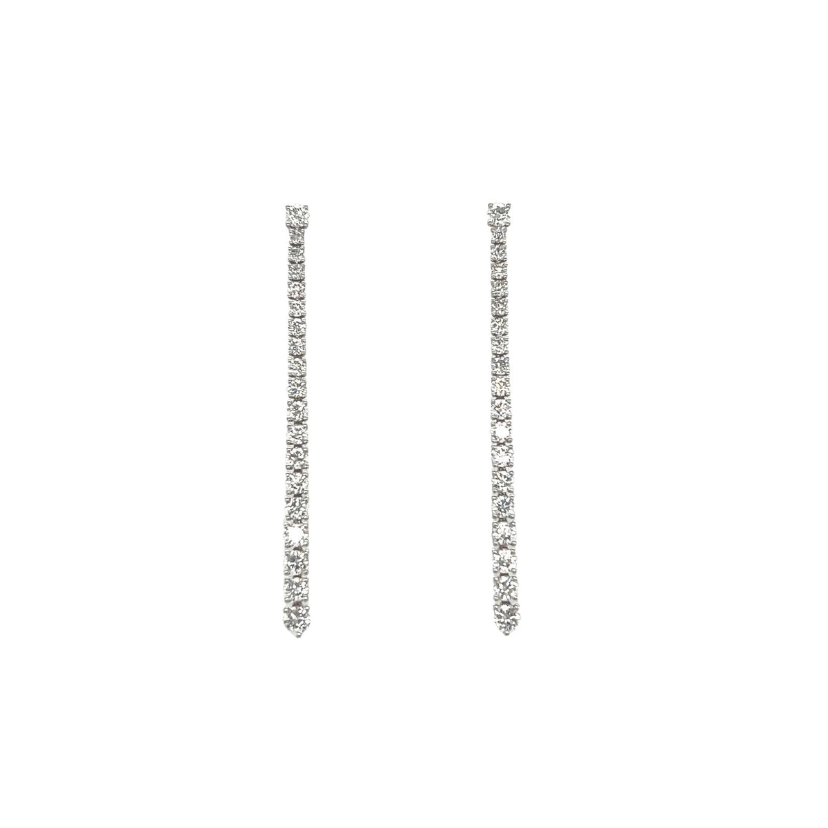 Long Diamond Earrings - DETIJ01713