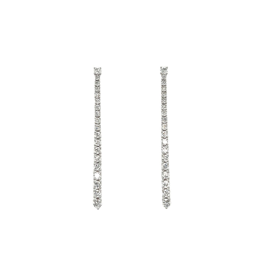 Long Diamond Earrings - DETIJ01713