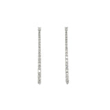 Long Diamond Earrings-Long Diamond Earrings - DETIJ01713