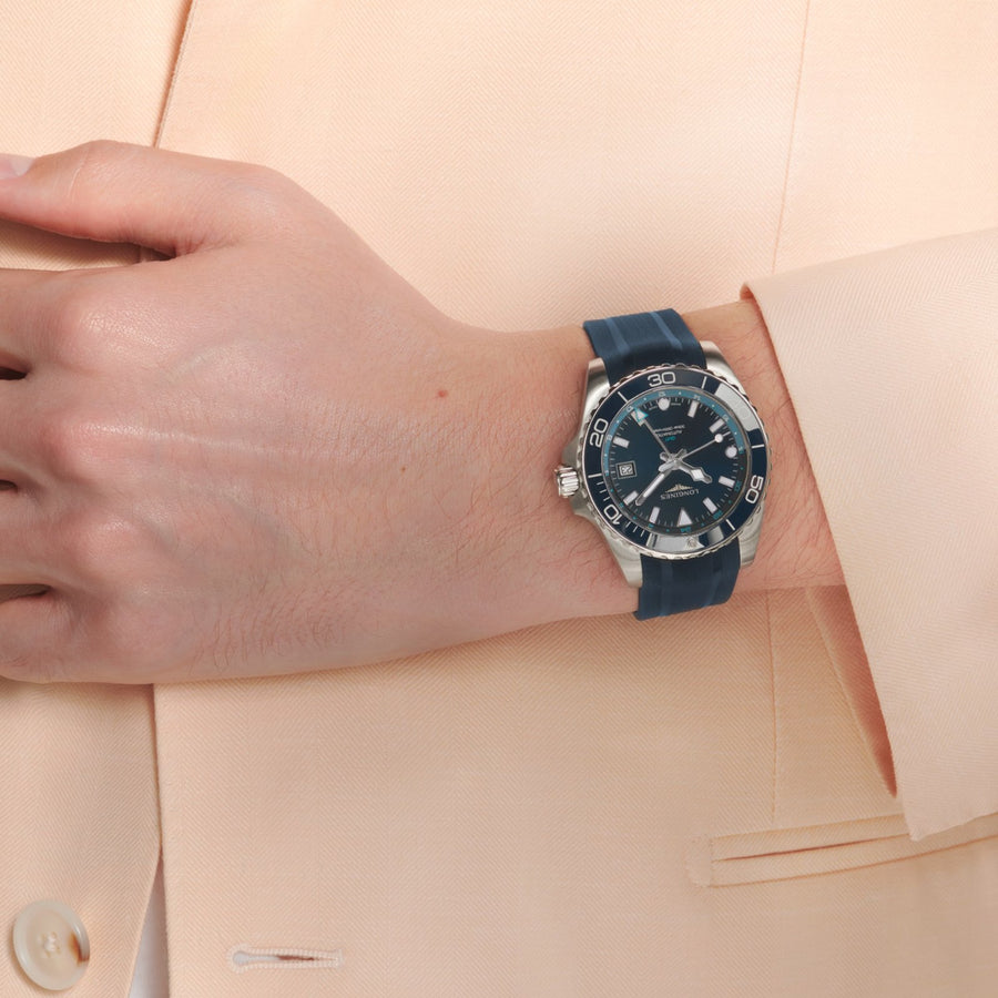 Longines HydroConquest GMT 41mm - L3.790.4.96.9