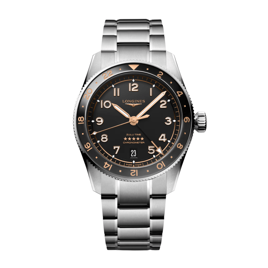 Longines Spirit Zulu Time 39mm - L3.802.4.50.6