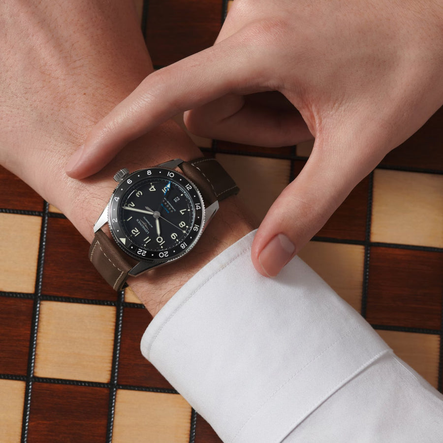 Longines Spirit Zulu Time 39mm - L3.802.4.53.2