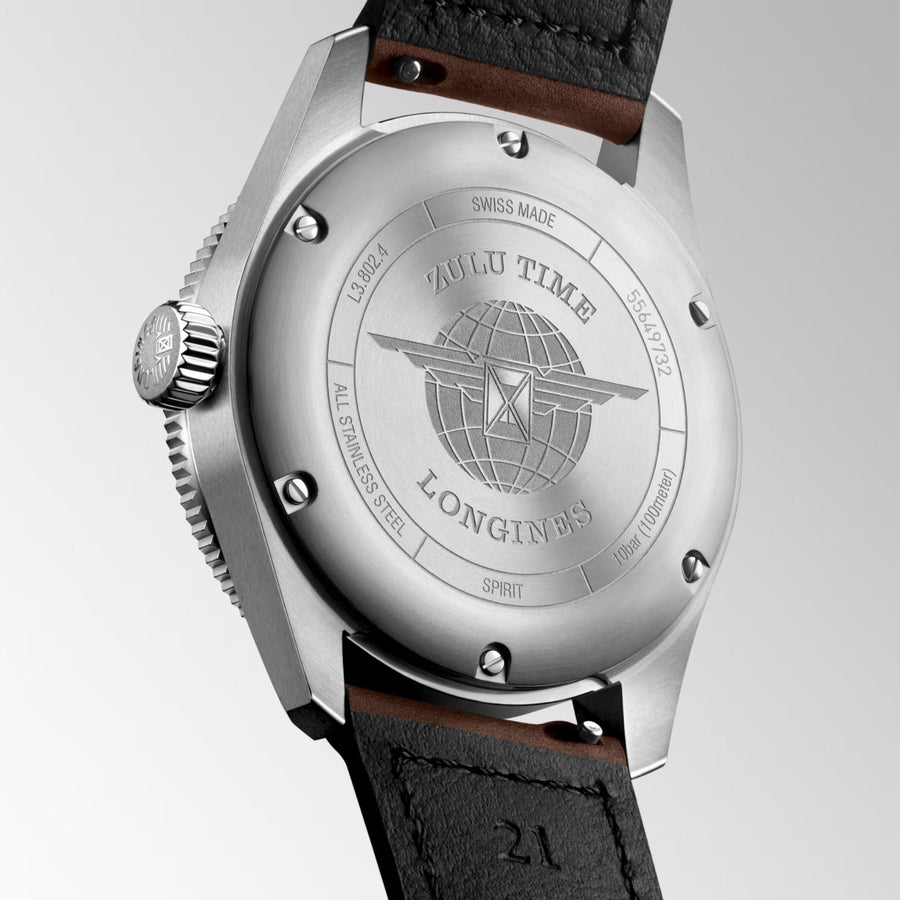 Longines Spirit Zulu Time 39mm - L3.802.4.53.2