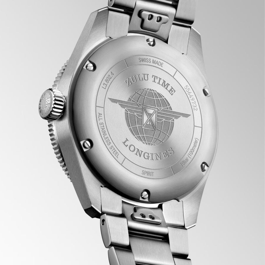Longines Spirit Zulu Time 39mm - L3.802.4.53.6