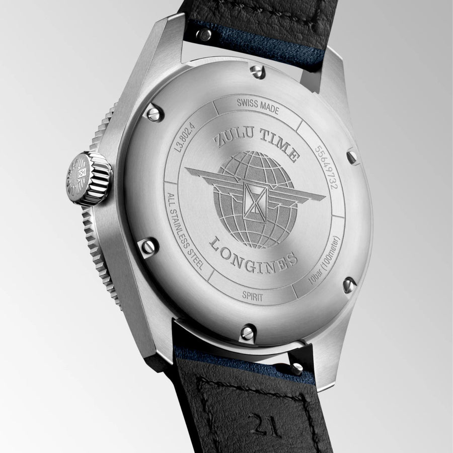 Longines Spirit Zulu Time 39mm - L3.802.4.93.2