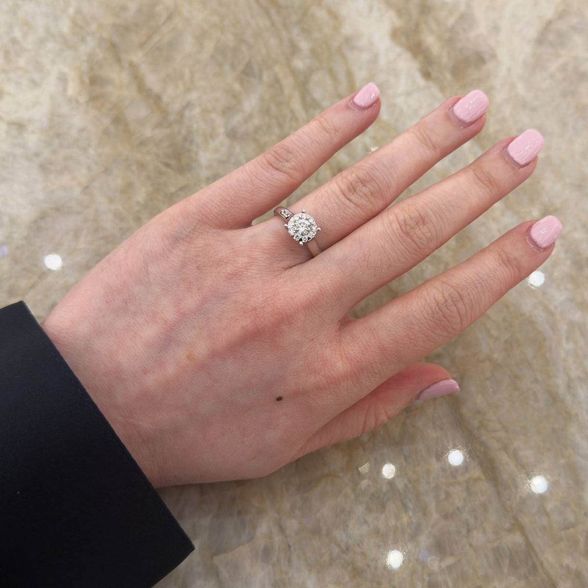 Memoire Bouquet Diamond Engagement Ring - MBQ74R-0075TW