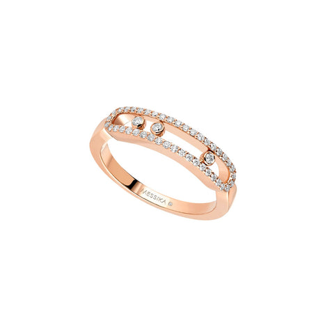 Messika Baby Move Pavé Ring-Messika Baby Move Pavé Ring - 04683-PG-52