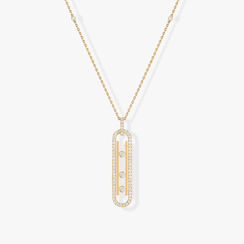 Messika Collier Move 10th SM Necklace-Messika Collier Move 10th SM Necklace -