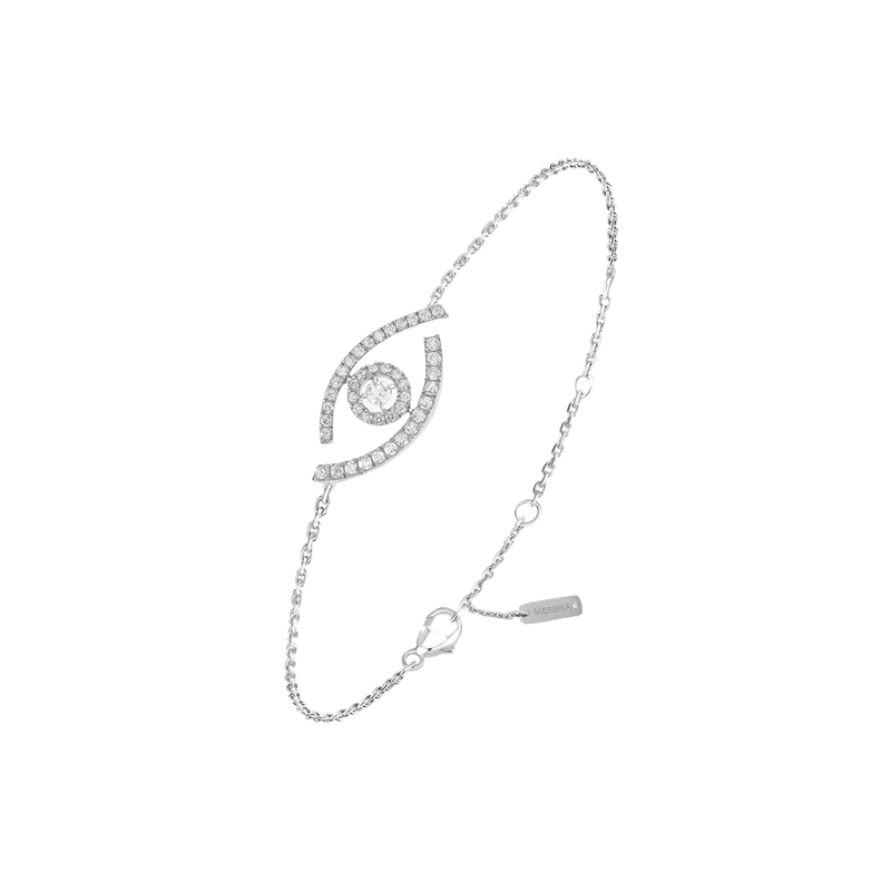 Messika Lucky Eye Pavé Diamond Bracelet-Messika Lucky Eye Pavé Diamond Bracelet - 10035 - WG
