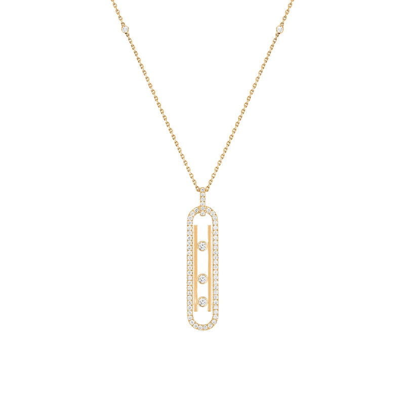Messika Move 10th SM Necklace-Messika Move 10th SM Necklace - 10032-YG