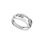 Messika Move Classique Diamond Ring-Messika Move Classique Diamond Ring - 03998 - WG - 54