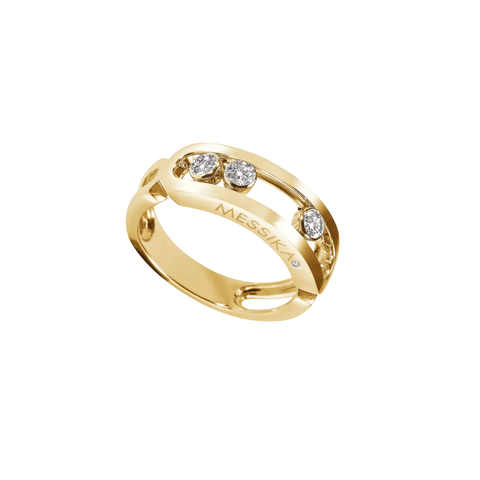Messika Move Classique Ring-Messika Move Classique Ring - 03998 - YG - 55