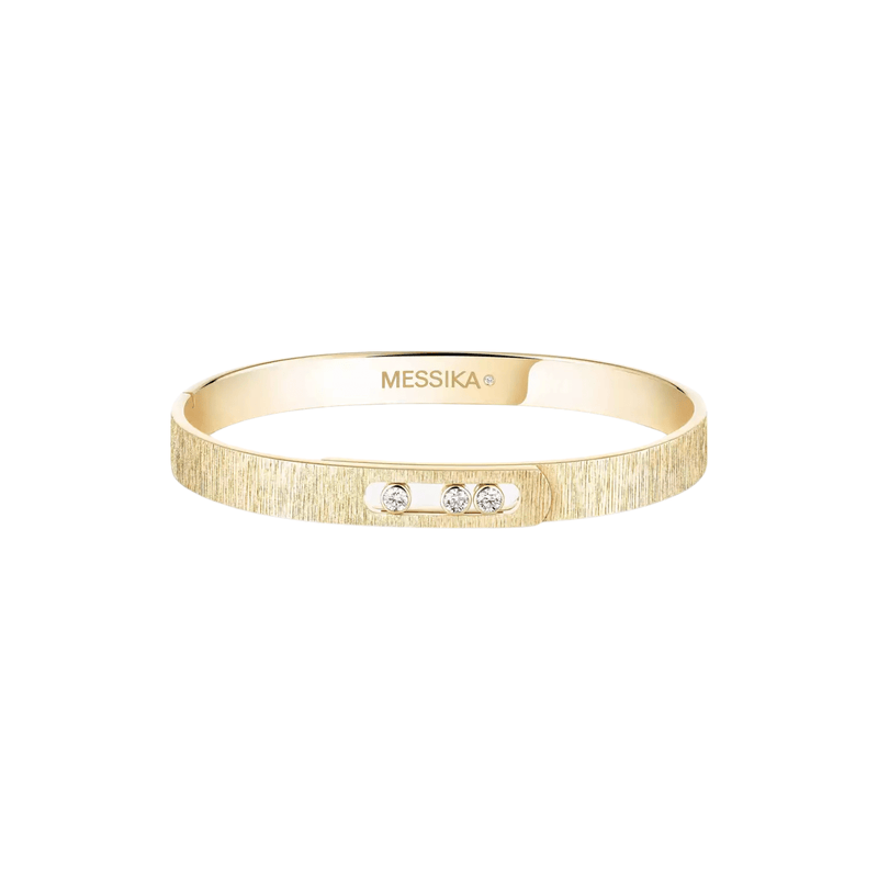 Messika Move Noa Ciselé Bangle-Messika Move Noa Ciselé Bangle 14481-YG