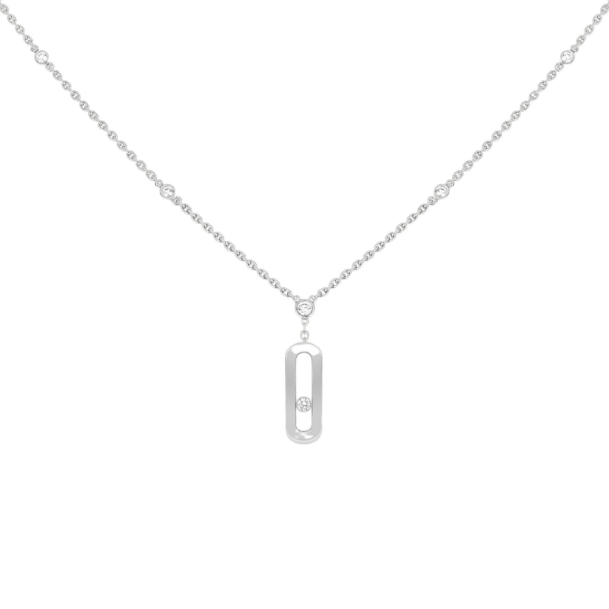Messika Move Uno Diamond Necklace - 10111-WG