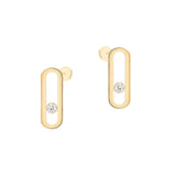 Messika Move Uno Earrings-Messika Move Uno Earrings - 12182-YG