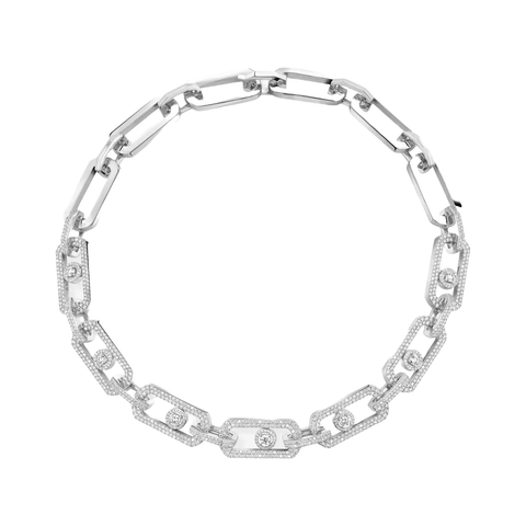 Messika So Move XL Pavé Diamond Necklace-Messika So Move XL Pavé Diamond Necklace - 13079 - WG