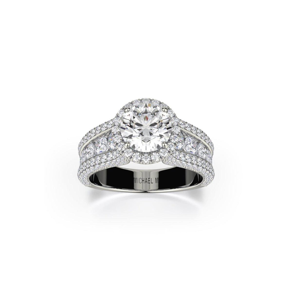 Michael M Diamond Ring Mounting - R769 - 4