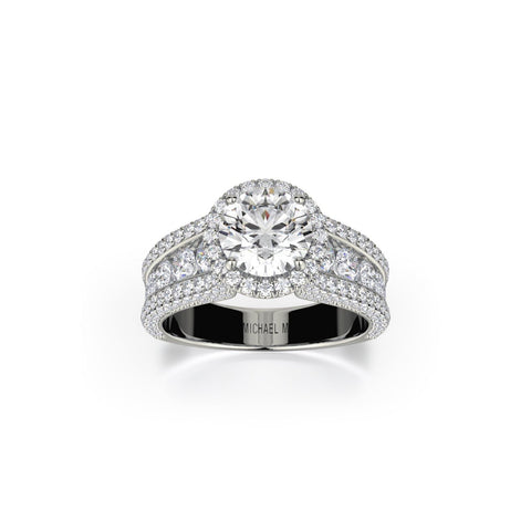 Michael M Diamond Ring Mounting-Michael M Diamond Ring Mounting - R769 - 4