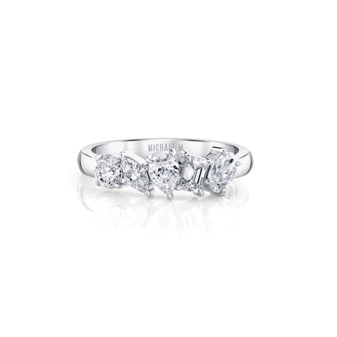 Michael M Montage 5 Diamond Ring-Michael M Montage 5 Diamond Ring - B546