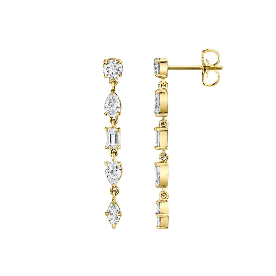 Michael M Montage 5 Stone Drop Earrings - ER604